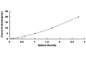 Typical standard curve (GSDMD ELISA 试剂盒)