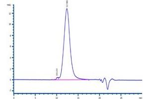 High Pressure Liquid Chromatography (HPLC) image for CD86 (CD86) (AA 19-240) protein (His tag) (ABIN2180853)