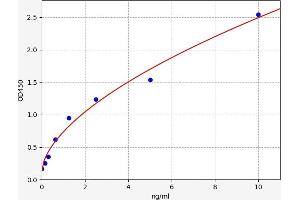 Typical standard curve (NBR1 ELISA 试剂盒)