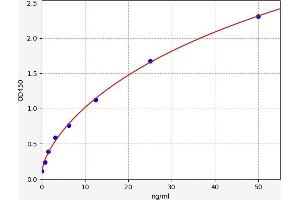 Typical standard curve (NUDT1 ELISA 试剂盒)