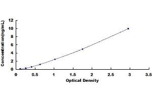 Typical standard curve (EBLN1 ELISA 试剂盒)