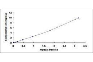 Typical standard curve (Fibronectin ELISA 试剂盒)