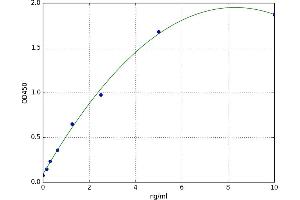 A typical standard curve (TIMELESS ELISA 试剂盒)