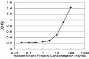 Detection limit for recombinant GST tagged CD9 is approximately 1ng/ml as a capture antibody. (CD9 抗体  (AA 112-195))