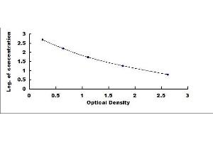 Typical standard curve (Vip ELISA 试剂盒)