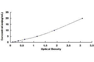 Typical standard curve (ABCD1 ELISA 试剂盒)