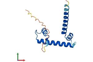 AlphaFold protein structure predicition of Human Recombinant TAF13 Protein, UniprotID Q15543