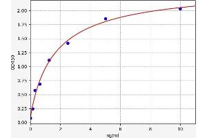 Typical standard curve (MMP24 ELISA 试剂盒)