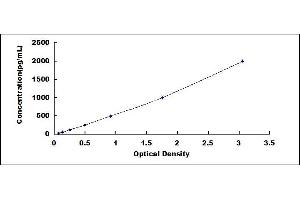 Typical standard curve (KARS ELISA 试剂盒)