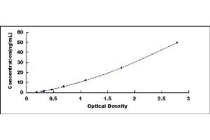 Typical standard curve (GAD ELISA 试剂盒)