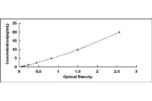 Typical standard curve (NMDAR2A ELISA 试剂盒)