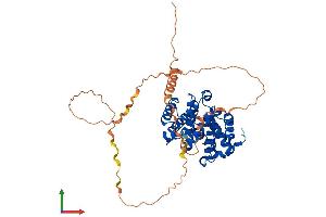 AlphaFold protein structure predicition of Human Recombinant CCNA2 Protein, UniprotID P20248