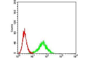 Flow Cytometry (FACS) image for anti-Interleukin 9 Receptor (IL9R) (AA 41-270) antibody (ABIN5611174)