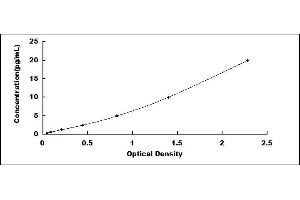 Typical standard curve (INHBC ELISA 试剂盒)