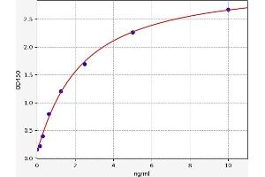Typical standard curve (SLUG ELISA 试剂盒)