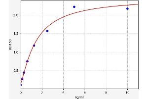 Typical standard curve (PPP2R4 ELISA 试剂盒)