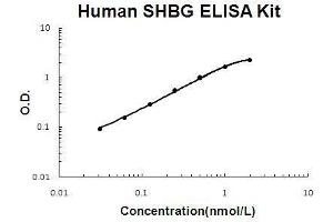 Human SHBG PicoKine ELISA Kit standard curve (SHBG ELISA 试剂盒)