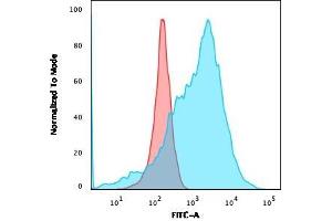 Flow Cytometry (FACS) image for anti-Solute Carrier Family 2 (Facilitated Glucose Transporter), Member 1 (SLC2A1) (AA 203-305) antibody (ABIN6940597)