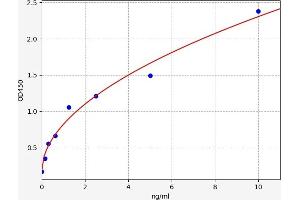 Typical standard curve (ZNRF2 ELISA 试剂盒)