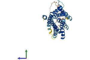 Protein Structure (PS) image for Solute Carrier Family 39 (Zinc Transporter), Member 3 (SLC39A3) (AA 1-314) protein (His tag) (ABIN7551628)