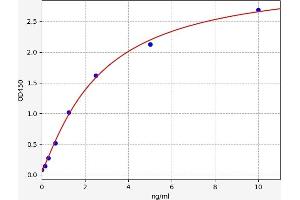 Typical standard curve (TRIB3 ELISA 试剂盒)
