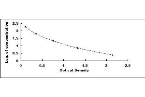 Typical standard curve (HBd ELISA 试剂盒)