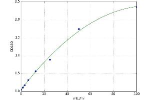 A typical standard curve