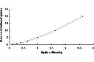 Typical standard curve (PHF8 ELISA 试剂盒)