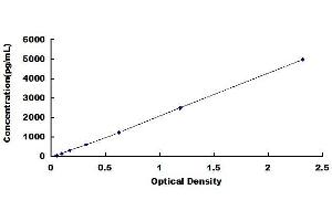 Typical standard curve (Keratin 10 ELISA 试剂盒)