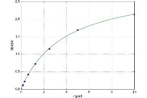 A typical standard curve (Enkephalin ELISA 试剂盒)