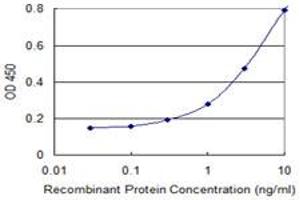 Detection limit for recombinant GST tagged FDX1 is 0. (Ferredoxin1 (FDX1) (AA 85-183) 抗体)