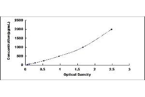 Typical standard curve (RYBP ELISA 试剂盒)