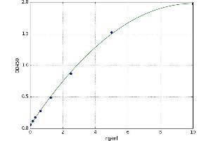 A typical standard curve (FGFR1 ELISA 试剂盒)