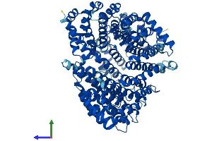 AlphaFold protein structure predicition of Human Recombinant KPNB1 Protein, UniprotID Q14974