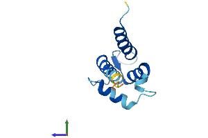 AlphaFold protein structure predicition of Human Recombinant S100A2 Protein, UniprotID P29034