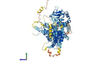AlphaFold protein structure predicition of Mouse Recombinant Sgsm3 Protein, UniprotID Q8VCZ6 (SGSM3 Protein (AA 1-750) (His tag))