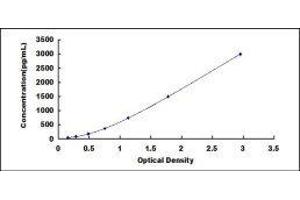 Typical standard curve (Periostin ELISA 试剂盒)