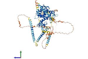 Protein Structure (PS) image for Dystrobrevin alpha (DTNA) (AA 1-743) protein (His tag) (ABIN7547177)