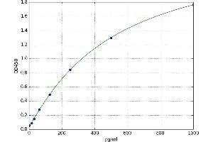 A typical standard curve
