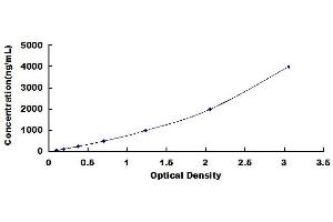 Typical standard curve (C3 ELISA 试剂盒)