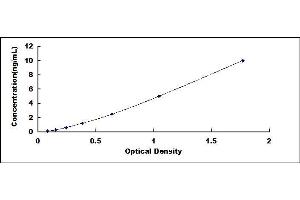 Typical standard curve (CCL3L1 ELISA 试剂盒)