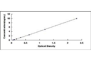 Typical standard curve (OPRK1 ELISA 试剂盒)