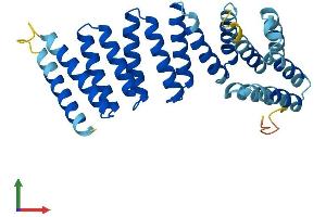 AlphaFold protein structure predicition of Mouse Recombinant Napb Protein, UniprotID P28663
