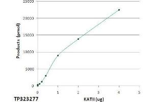 Bioactivity measured with Activity Assay (AADAT Protein (Transcript Variant 1) (Myc-DYKDDDDK Tag))