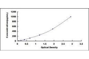 Typical standard curve (NOS2 ELISA 试剂盒)