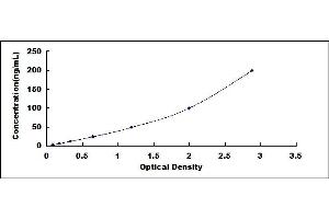 Typical standard curve (ITIH5 ELISA 试剂盒)