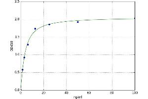 A typical standard curve (LIPC ELISA 试剂盒)