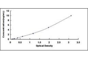 Typical standard curve (APC ELISA 试剂盒)