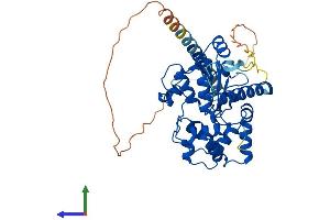 Protein Structure (PS) image for Carbohydrate (N-Acetylgalactosamine 4-0) Sulfotransferase 9 (CHST9) (AA 1-413) protein (His tag) (ABIN7558163)