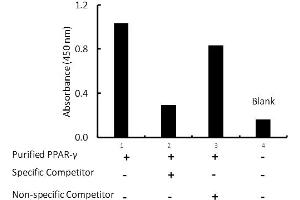 Transcription factor assay of PPAR-gamma from 0.